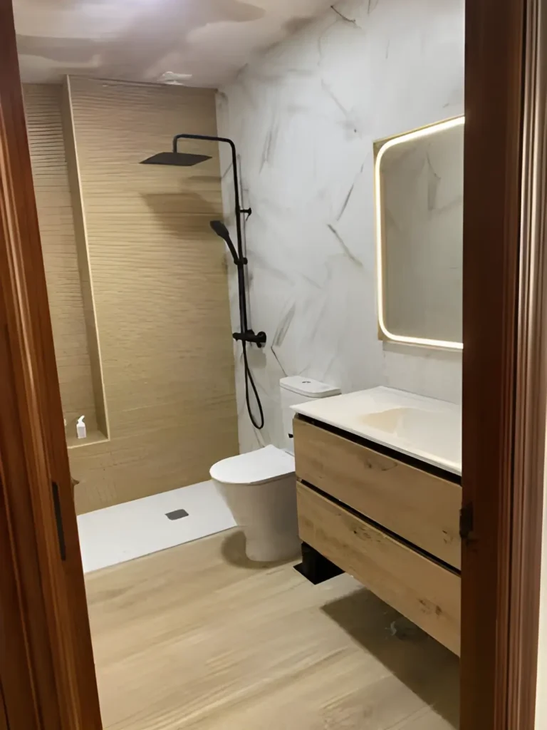 Reforma completa de baño realizada en Alcorcón